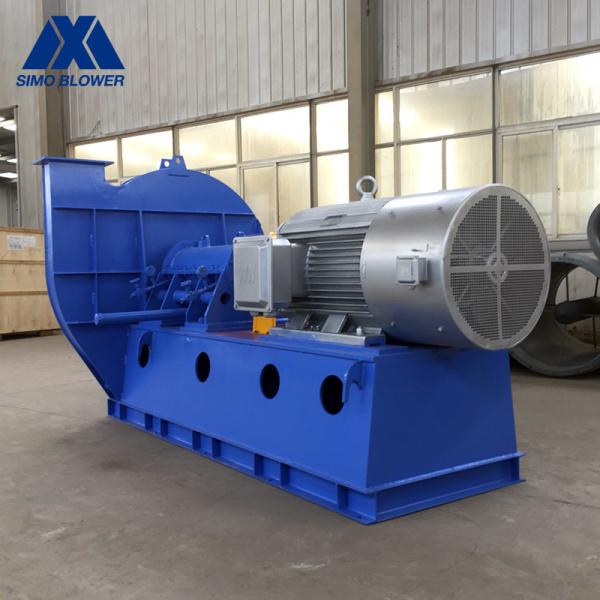 Single Suction 16Mn Backward Curved Lime Kiln Flue Gas Blower Fan