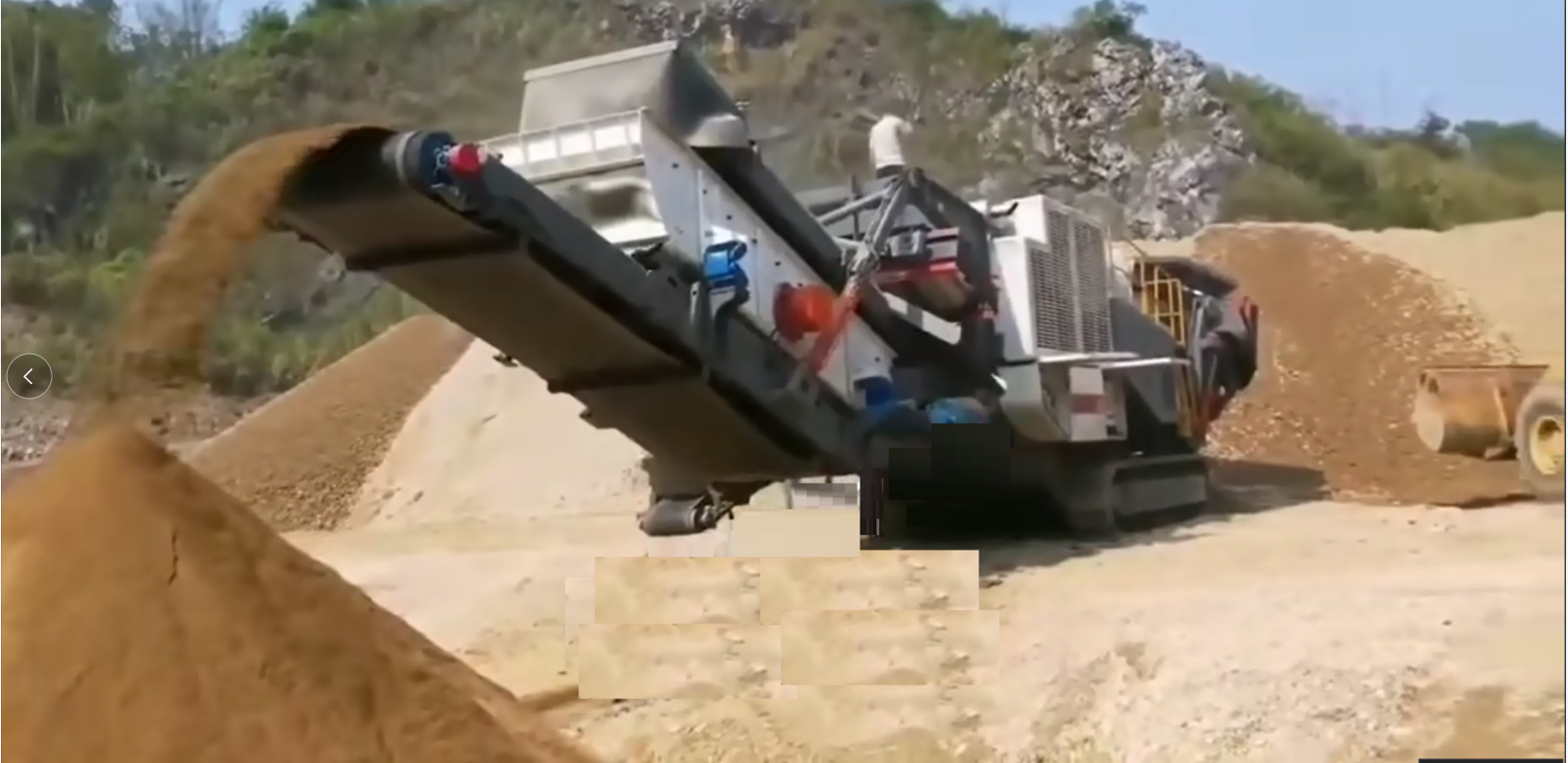Дробилка дробилки камня 420mm Crawler LD-DB7580 110t/H мобильная питаясь мобильная, портативный задавливая завод