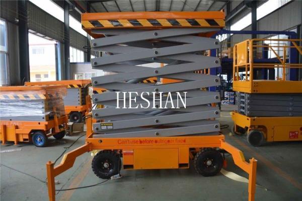 20M Battery Operated Scissor Lift Table Automotive Hydraulic For Aerial Work