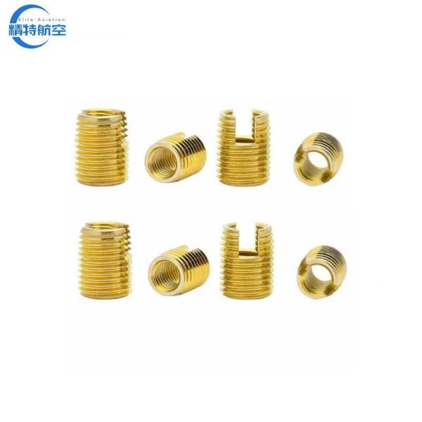 Zinc Plated Galvanized Carbon Steel Thread Inserts for Self Tapping Slotted Thread Screws Durable and Customization