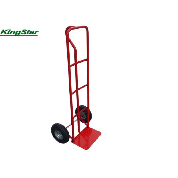 P Handle Hand Truck Trolley , Multi Purpose Trolley 200kg 530x440x1255mm
