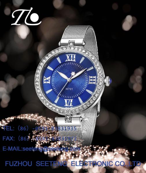Classic  elegant watch ladies fashion watch with  alloy  band