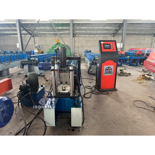 “America Standard C Guide Rail Roll Forming Machine Automatic Shutter Door Siding Track Making Machine For Metal Rolling Shutter”