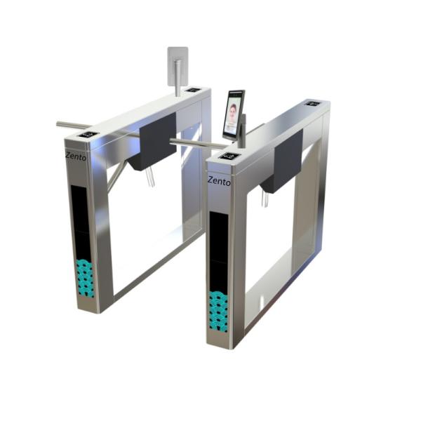 OEM/ODM Slim Profile Swing Gate Turnstile with Face Recognition RFID Card Access Control 1 Million Swings Life