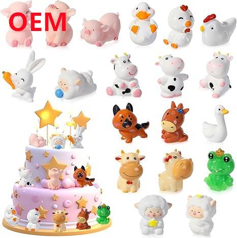 Customized Plastic Figure Toy Made PVC Dolls OEM Cute Animals For Kid