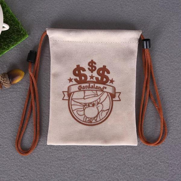 Customized Size Cotton Canvas Drawstring Bag With Heat Transfer Printing