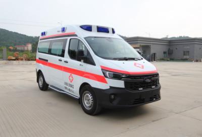 Central Axis Gasoline Medical Emergency Ambulance Front Engine Front Wheel Drive