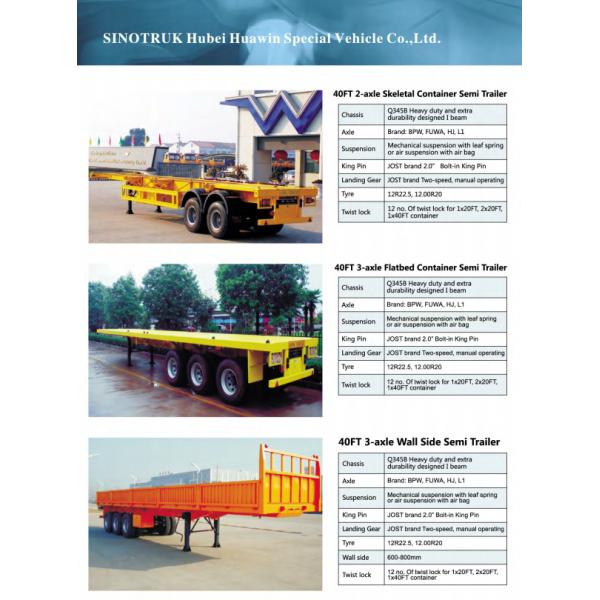 Factory price new flatbed gooseneck container chassis 3 Axles 40 feet 20ft 40ft Shipping Container Flat Bed Flatbed Semi Trailer