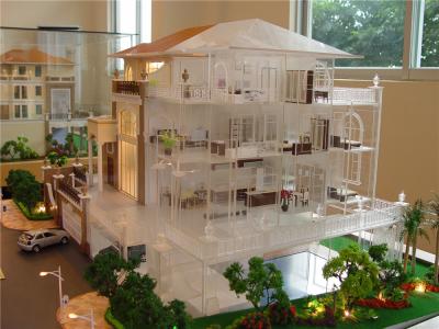 Modelo feito a mão refinado With Internal Layout/mobília da casa da arquitetura