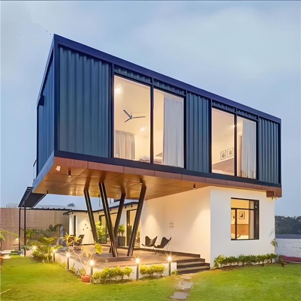 Smart Modern Prefab Steel Houses Reusable Corrosion Resistant
