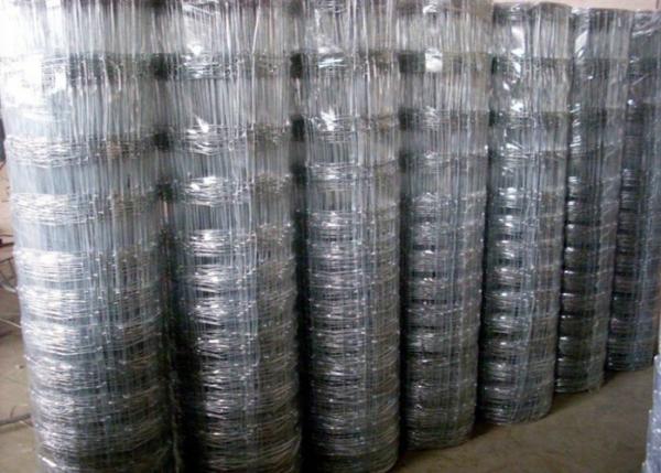 Knited Hinged Farm Mesh Fencing For Forestry / Cow , 2mm Dia Wire