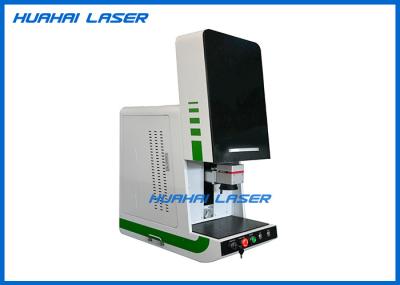 Metal Nameplate Fiber Laser Marking Machine 20 Watt Enclosed Run Without Maintenance