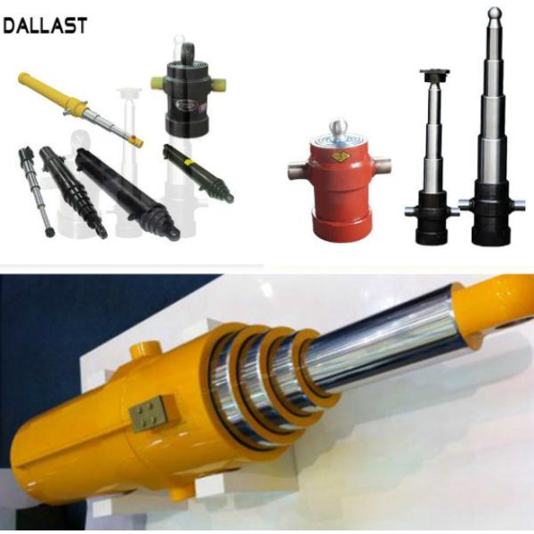 Marca registrada anti telescópica de la pintura del moho del cilindro hidráulico de la etapa multi de efecto simple