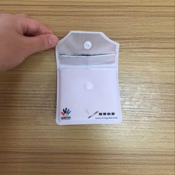 EVA PVC Mini Disposable Pocket Ashtray Small Tobacco Pouch OEM