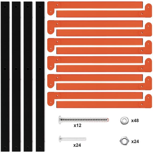 Металлическая стойка для хранения древесины Организатор деревянной стойки