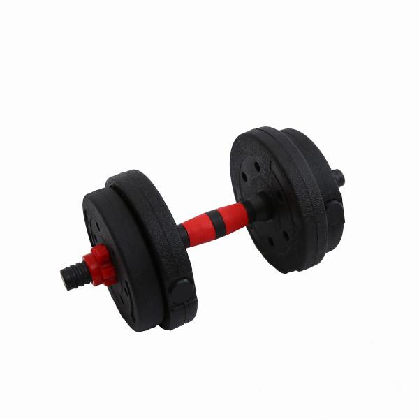 10/15/20/30/40/50kg Colorful Cement Dumbbell Set , ODM Home Barbell Kit