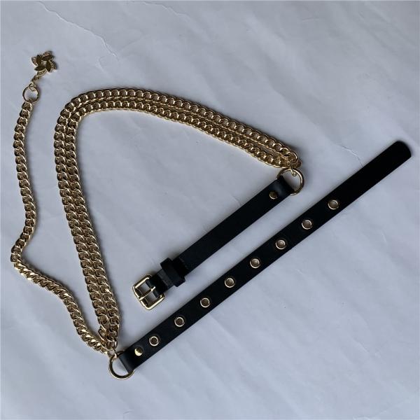 Nickle Free Womens Trendy Belts Multilayer 42 Inches Length