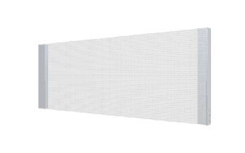 Врезанный строя экран HD 10.4mm СИД рекламы прозрачный стеклянный