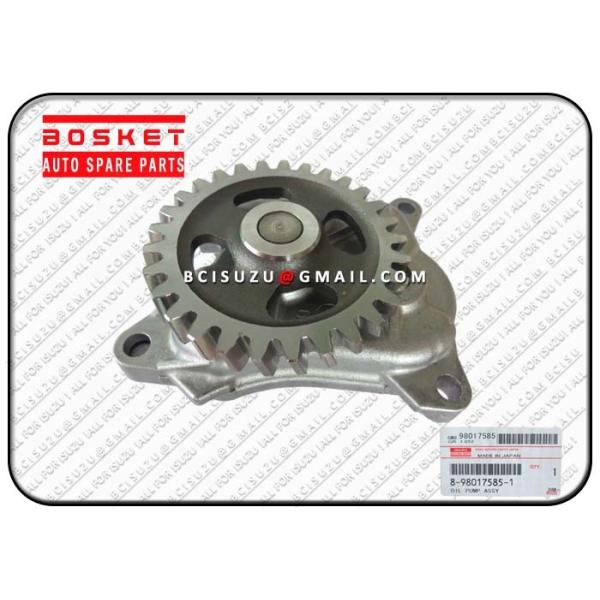 Las piezas del motor de aluminio de Isuzu de la bomba de aceite Npr75 4hk1 898075851 8-98017585-1, OEM Isuzu parte