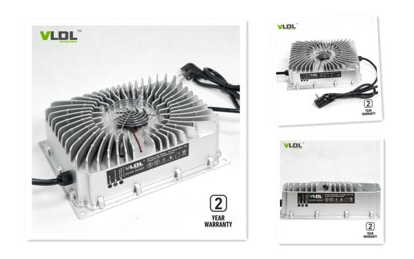 Waterproof Lead Acid And Lithium Battery Charger 48V 54.6V 58.4V 20A 25A 1500 Watt