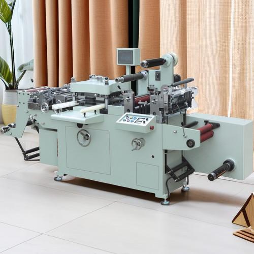 45m/Min Flat Bed Labels Full Automatic Die Cutting Machine Economical Hot Foil Stamp Emboss Film Laminate Hole Punching
