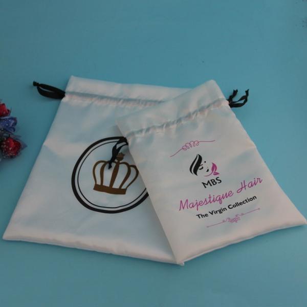 Сумка хранения расширения волос сатинировки, мешок небольших украшений размера упаковывая
