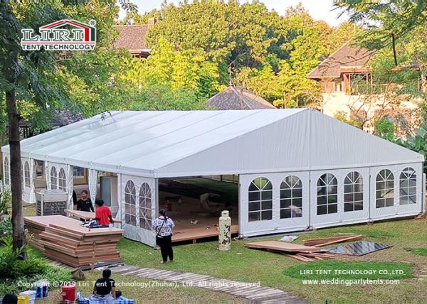 Liri Aluminum Tent With 850g/Sqm Pvc Cover For 300 People Outdoor Party