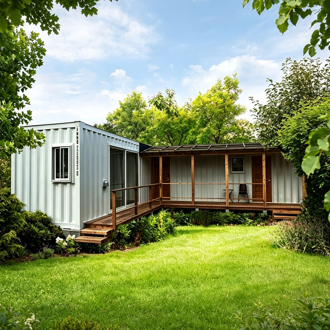 Modern Luxury 20HC Prefabricated Flat Pack Steel Frame House Container Homes Prefab Tiny Home House ADUs