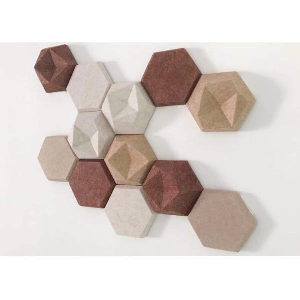 Decorative Sound Absorption Panels for Walls - Eco- friendly Polyester Fiber Acoustic Tiles