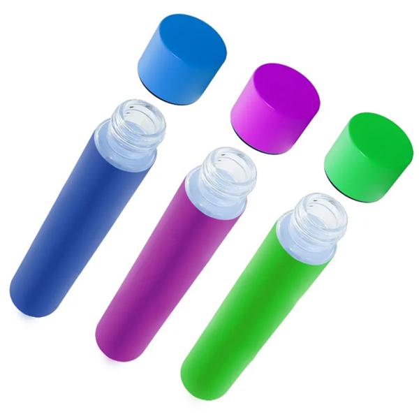 Custom Printed Glass Pre Tube Stickers CR Packaging Tube