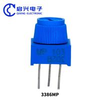3386P-1-103 10K 1k 2k 5k 10k 20k 0.5W 1/2W PC épingles à travers le trou Trimmer potentiomètre Cermet 1 réglage de tourner