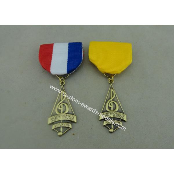 Brass Custom Awards Medals 3D Die Stamped Awards Medals 1.2 - 10mm Thickness