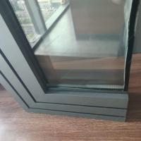 Coffre-fort en aluminium de système Windows de tissu pour rideaux de structure en verre de cavité de conception moderne pour tous les âges