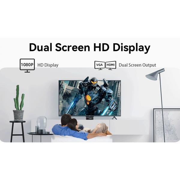 Intel Core I5 7200U Black Mini Computer With DDR3L 16GB RAM Single LAN For Office