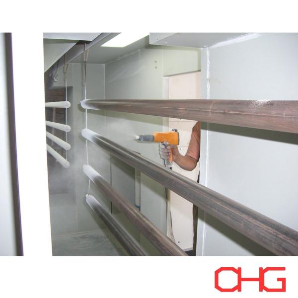 Manual Electrostatic Powder Coating Paint Booth With Plastic Spraying Equipment