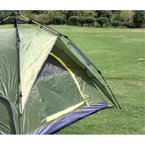 210*210*135cm Автоматический стекловолокнистый столб водонепроницаемый PU2000mm Покрытый зеленым 190T полиэстер дождепроницаемый на открытом воздухе