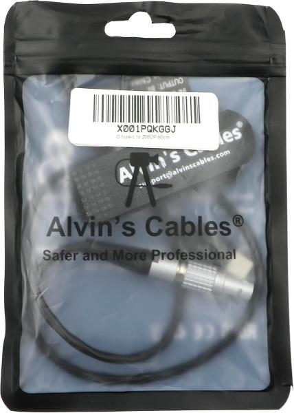 Alvin's Cables USB C PD to 2 Pin Fast Charging Cable for Camera Gear 60cm