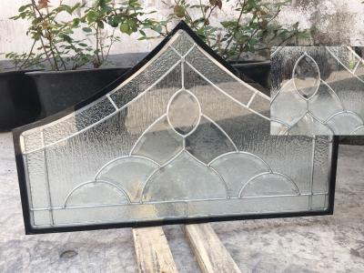 Vidro decorativo moderado flutuador do painel para a borda lisa da porta arquitetónica
