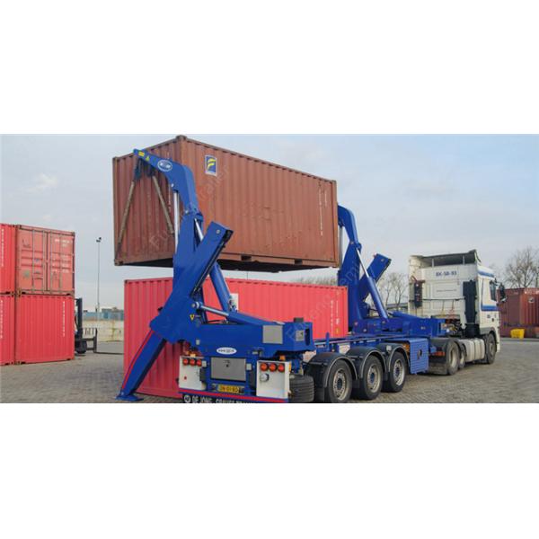 40ft Self Loading Container Trailer 3 * 13 Tons Axles Mechanical Suspension
