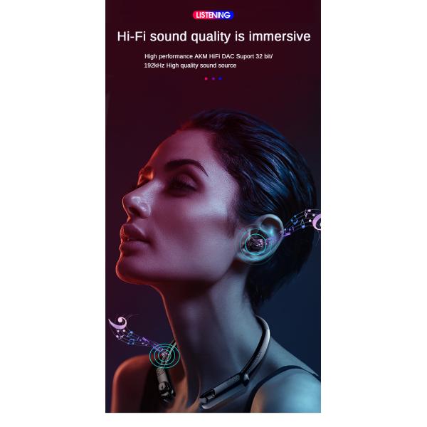 Los auriculares de Tws Bluetooth se divierten las auriculares inalámbricas de alta fidelidad del juego de la cancelación de ruido de los auriculares (radio portátil incluyendo del cuello)