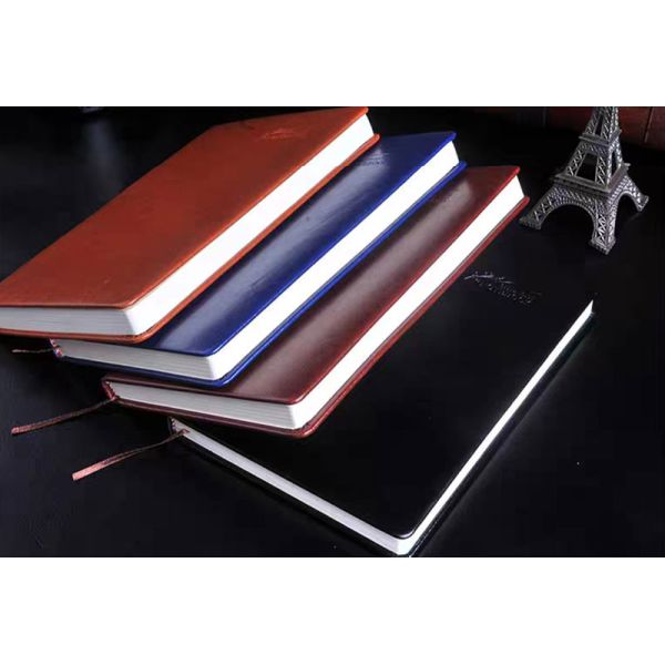 Macaron Colored A5 PU Leather Journal Notebook For Business Office Planning