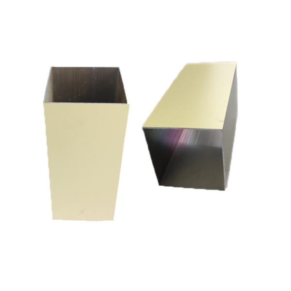 Multifunctional Powder Coated Aluminium Extrusions 6063 Square Aluminum Tubing