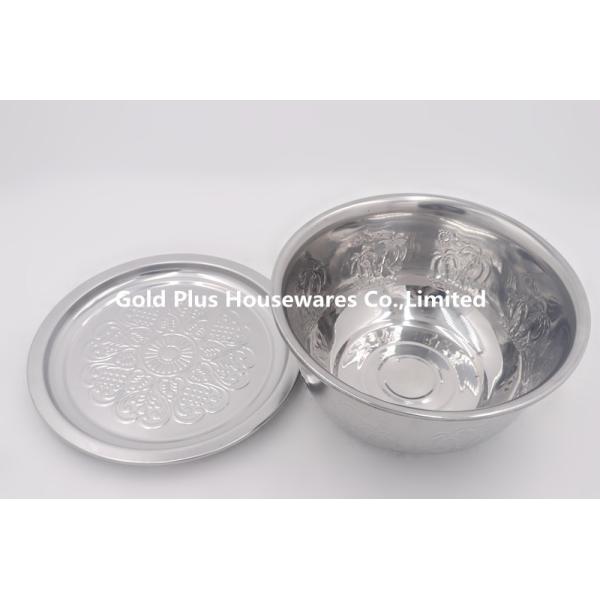 20cm Stainless Steel Basin Kitchen Round Soup Stock Pot With Cover