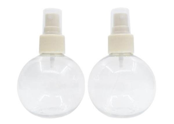 24410 100ml Round Shape PET Plastic Sprayer Bottle For Cosmetic Packaging