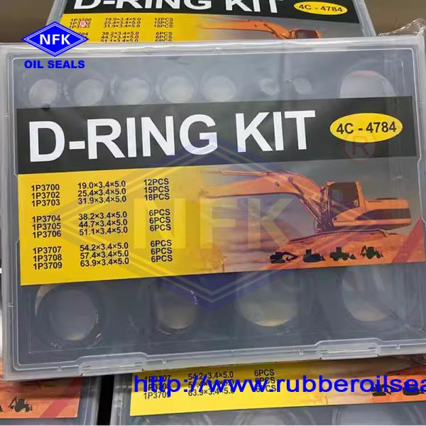 4C-4784 4C4784 Original D-Ring Kit Nitrile N90 NBR Seal O Ring Kit For Cater CAT Excavator