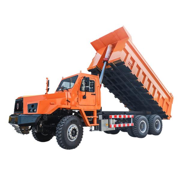 10JS220 Transmission  35Ton Underground Dump Truck 6*4 High Efficiency