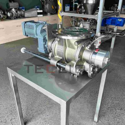 La vanne rotative est utilisée pour le transport pneumatique, avec un rotor amovible et une structure de type nettoyage