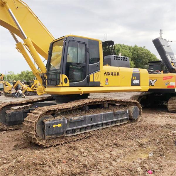 Japão Original grande usado Komatsu PC450-8 Excavadora de 45 toneladas para mineração
