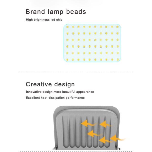 Poder más elevado al aire libre 100 W 150 W 200 W de las luces de inundación de Cri80 LED IP65