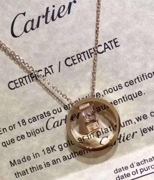 Same Brand Quality  Jewelry  Diamond Necklace Design  Love Necklace 18K Gold